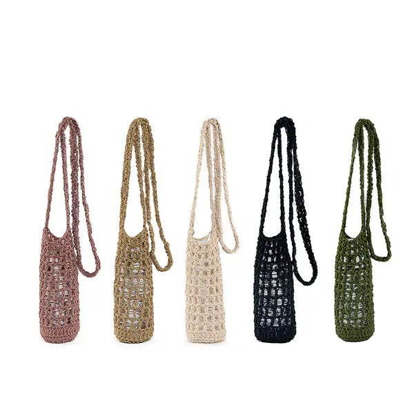 bottle holder - crochet by jadetribe