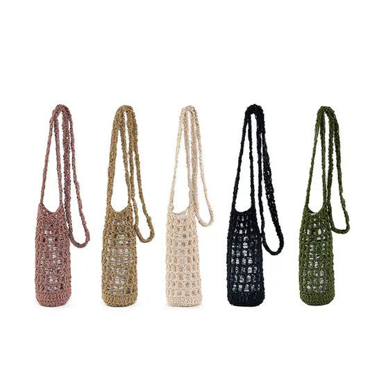 bottle holder - crochet by jadetribe