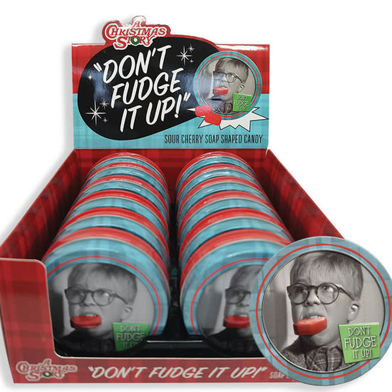 candy - christmas story fudge up tin - sour cherry by redstone foods inc