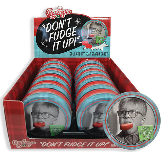 candy - christmas story fudge up tin - sour cherry by redstone foods inc