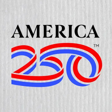 swedish dishcloth - logo - america 250™ by wet-it!