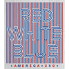 swedish dishcloth - red white blue stripes - america 250™ by wet-it!