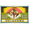Art Print | Bucking Bronco/Cowboy (Oklahoma)
