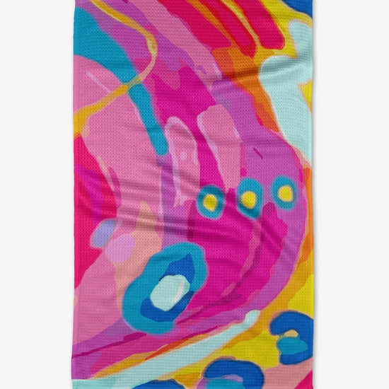 tea towel - microfiber - abundance abstract by geometry house
