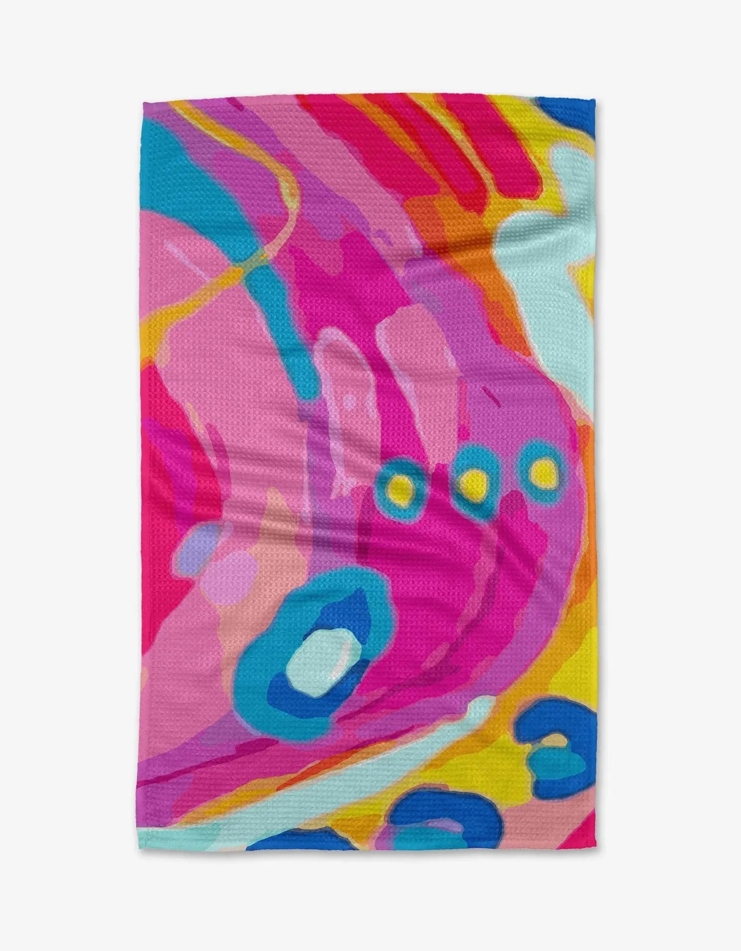 tea towel - microfiber - abundance abstract by geometry house