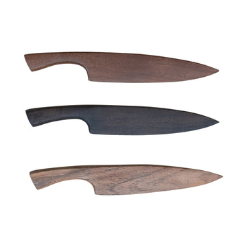 cheese knife - acacia wood by creative co-op