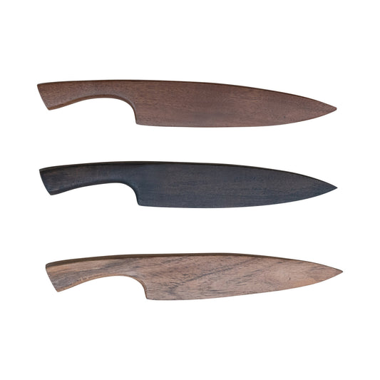 cheese knife - acacia wood by creative co-op