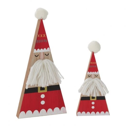 figure - santa's whiskers sitter (2 sizes) by accent decor