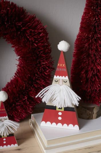 figure - santa's whiskers sitter (2 sizes) by accent decor