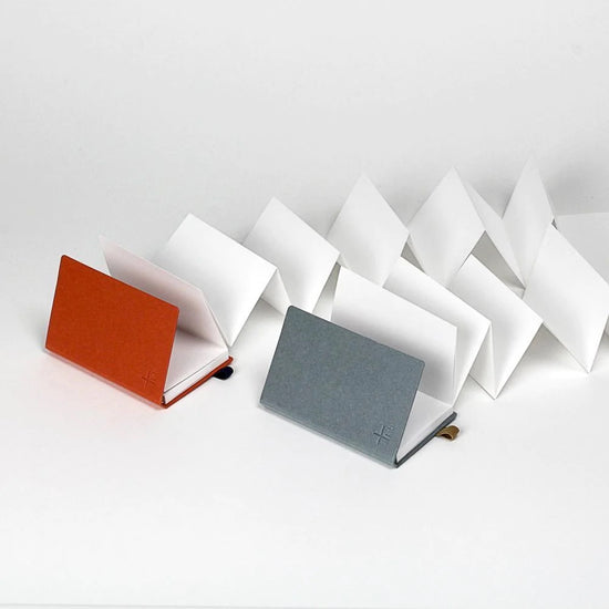 notebook - accordion memo - ash light blue by ameico/yamazakura
