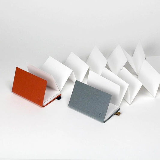 notebook - accordion memo - ash light blue by ameico/yamazakura