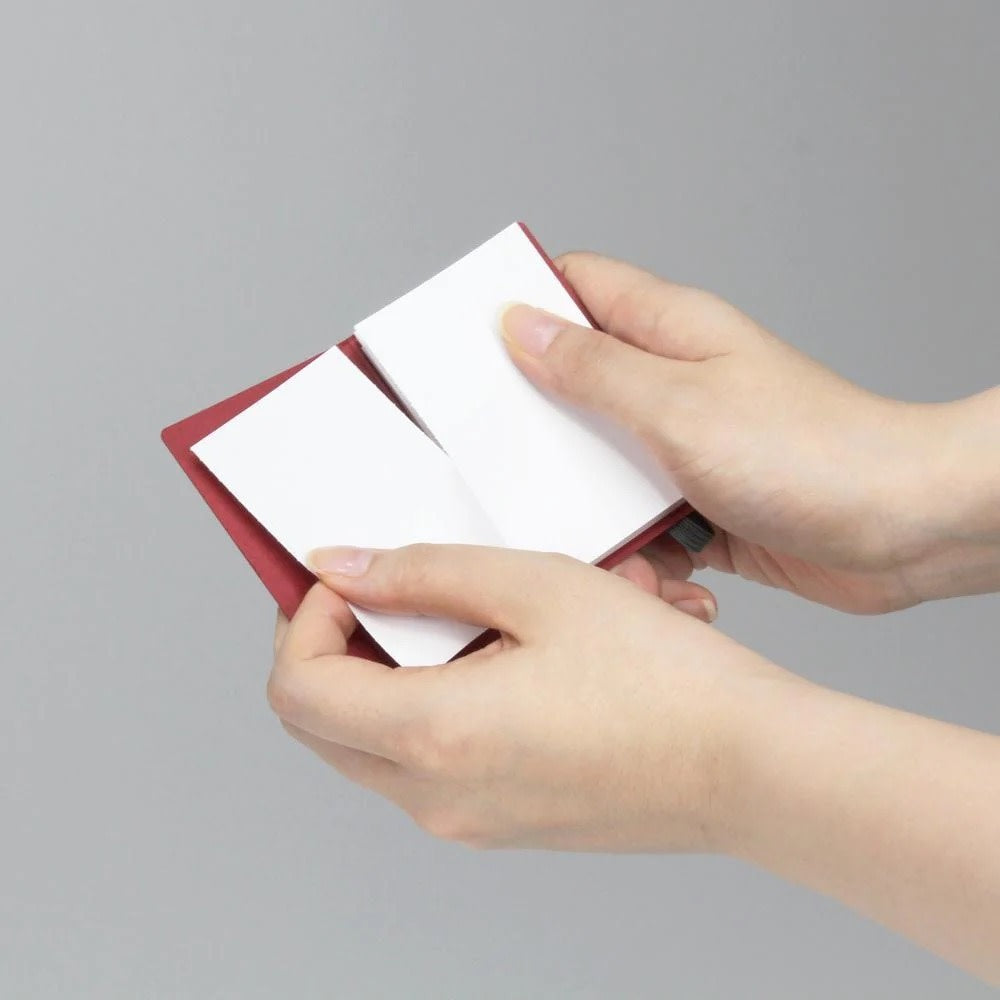 notebook - accordion memo - ash light blue by ameico/yamazakura