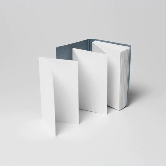 notebook - accordion memo - ash light blue by ameico/yamazakura