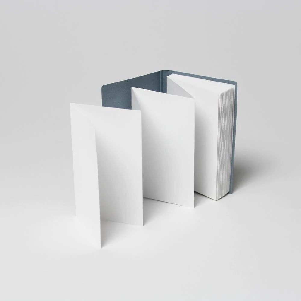 notebook - accordion memo - ash light blue by ameico/yamazakura