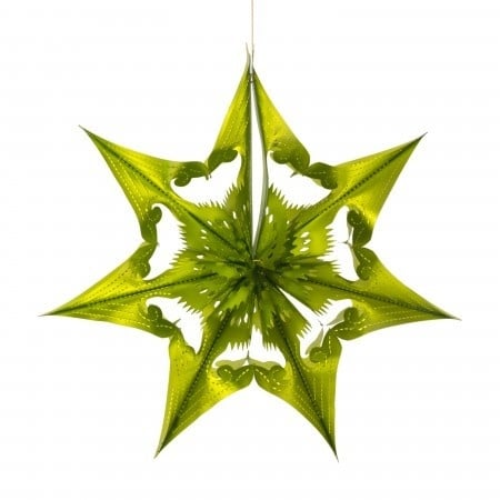 recycled decorations - spherical star (2 colors) by acorn & will