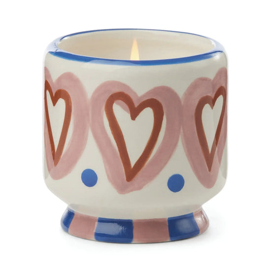 candle - rosewood vanilla - a dopo hearts by paddywax