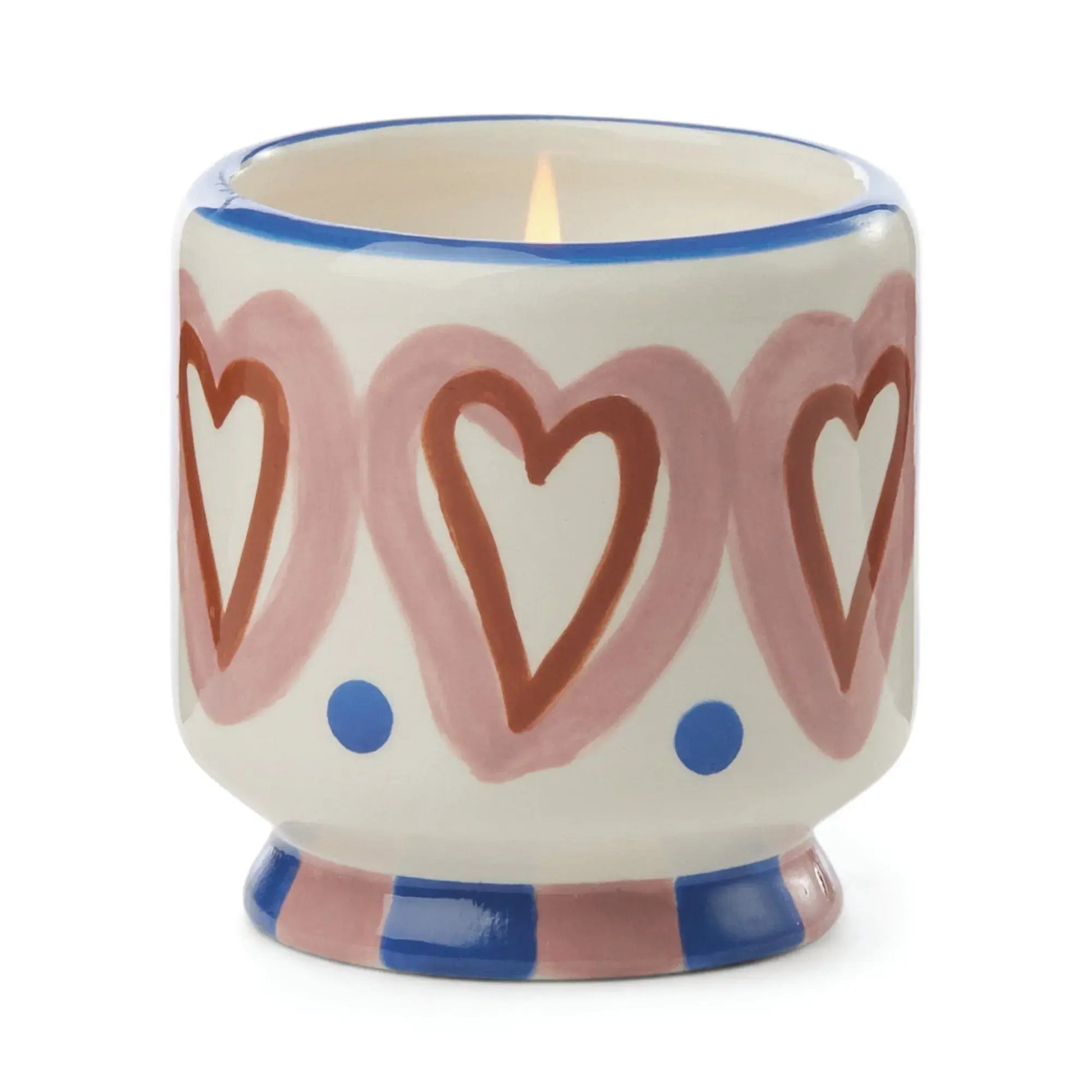 candle - rosewood vanilla - a dopo hearts by paddywax