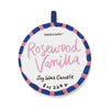 candle - rosewood vanilla - a dopo hearts by paddywax