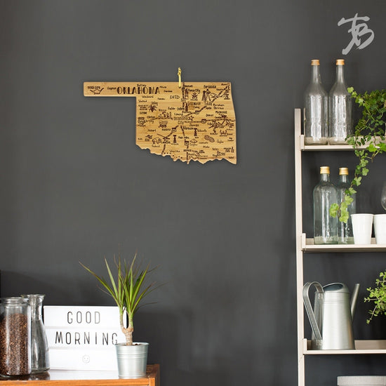 serving board - destination - oklahoma by totally bamboo
