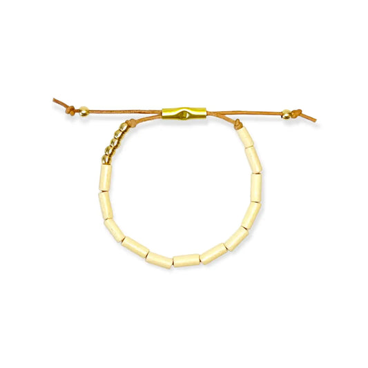 bracelet - "ada" - greek ceramic beads by son of a sailor