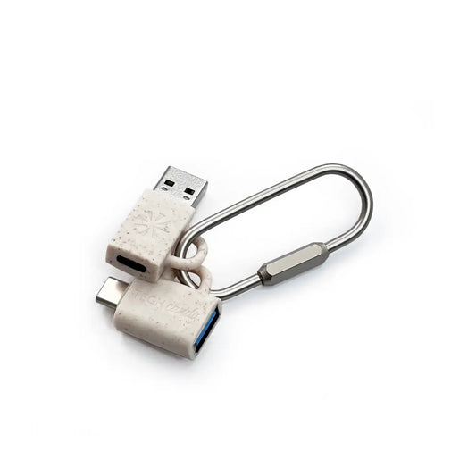 adapt dat - set of 2 adapters (usb to usb-c + usb-c to usb) by tech candy (e-accessories)
