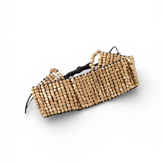 bracelet - beaded geo adjustable by baizaar