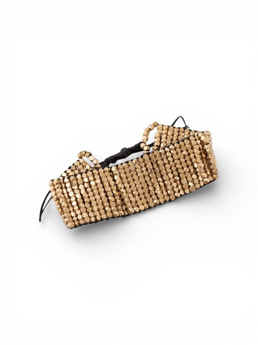 bracelet - beaded geo adjustable by baizaar