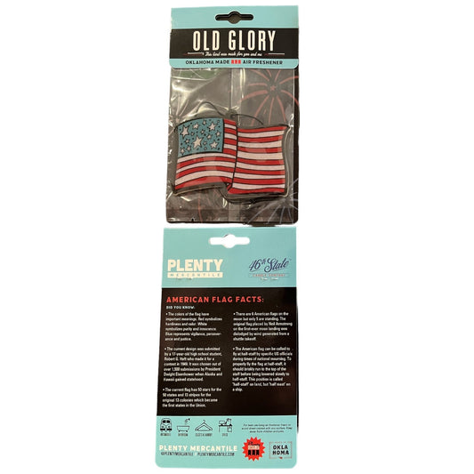 air freshener - "old glory" flag by 46th state candle company