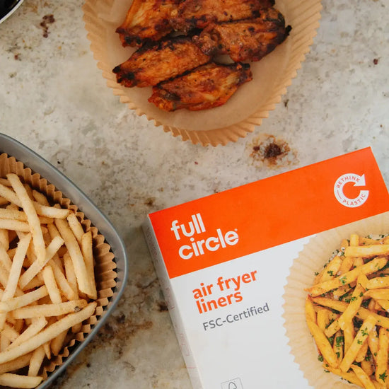 paper liners - air fryer - 50-pack by full circle home