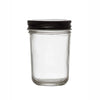 Jar | Glass | Black Lid