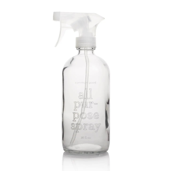 glass spray bottle - all purpose - 16oz by common good