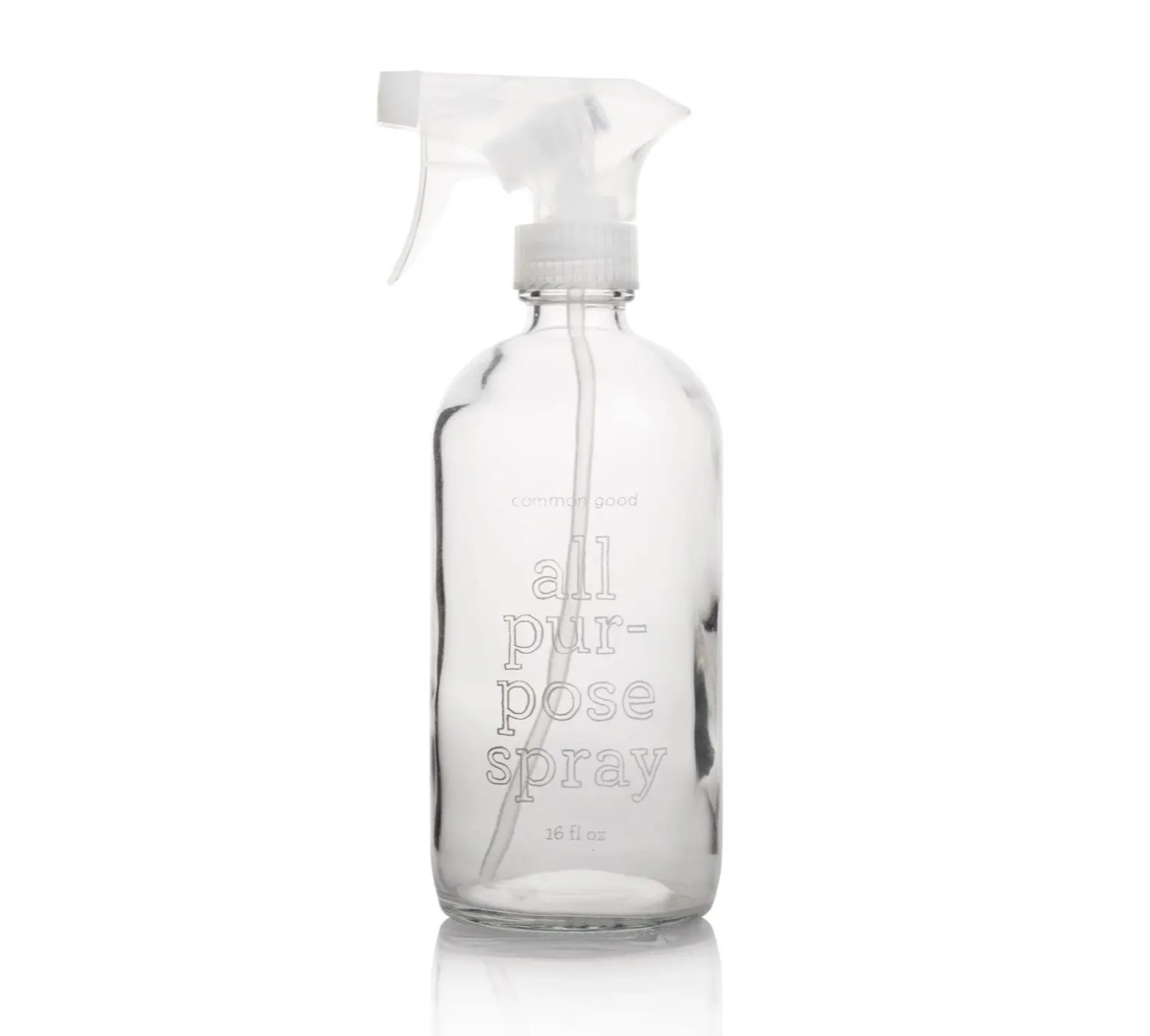 glass spray bottle - all purpose - 16oz by common good