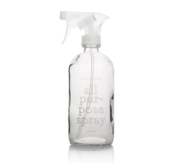 glass spray bottle - all purpose - 16oz by common good