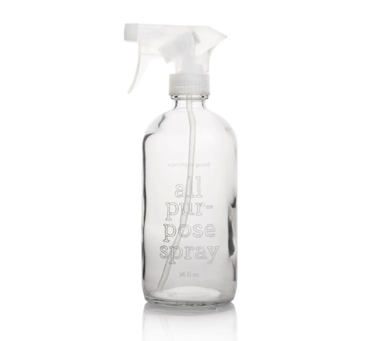 glass spray bottle - all purpose - 16oz by common good