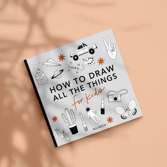 book - how to draw all the things for kids - travel size by paige tate & co.