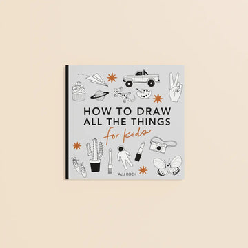 book - how to draw all the things for kids - travel size by paige tate & co.