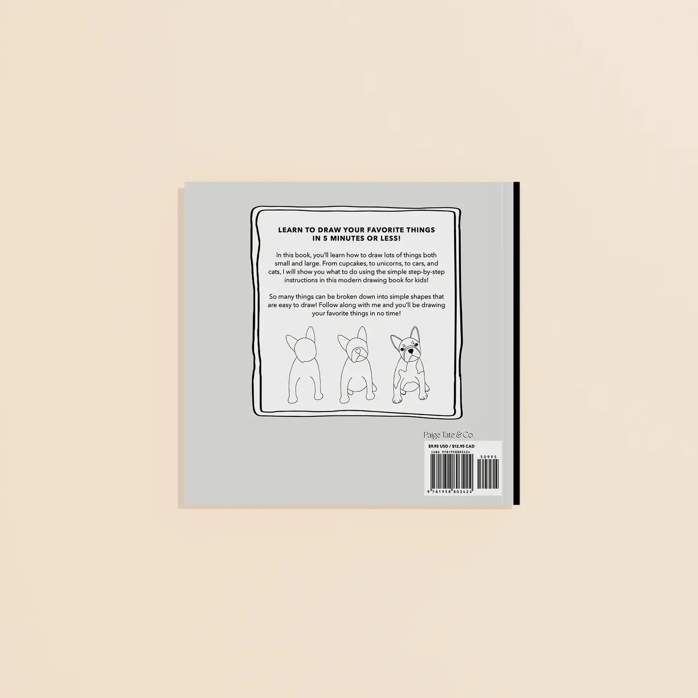 book - how to draw all the things for kids - travel size by paige tate & co.