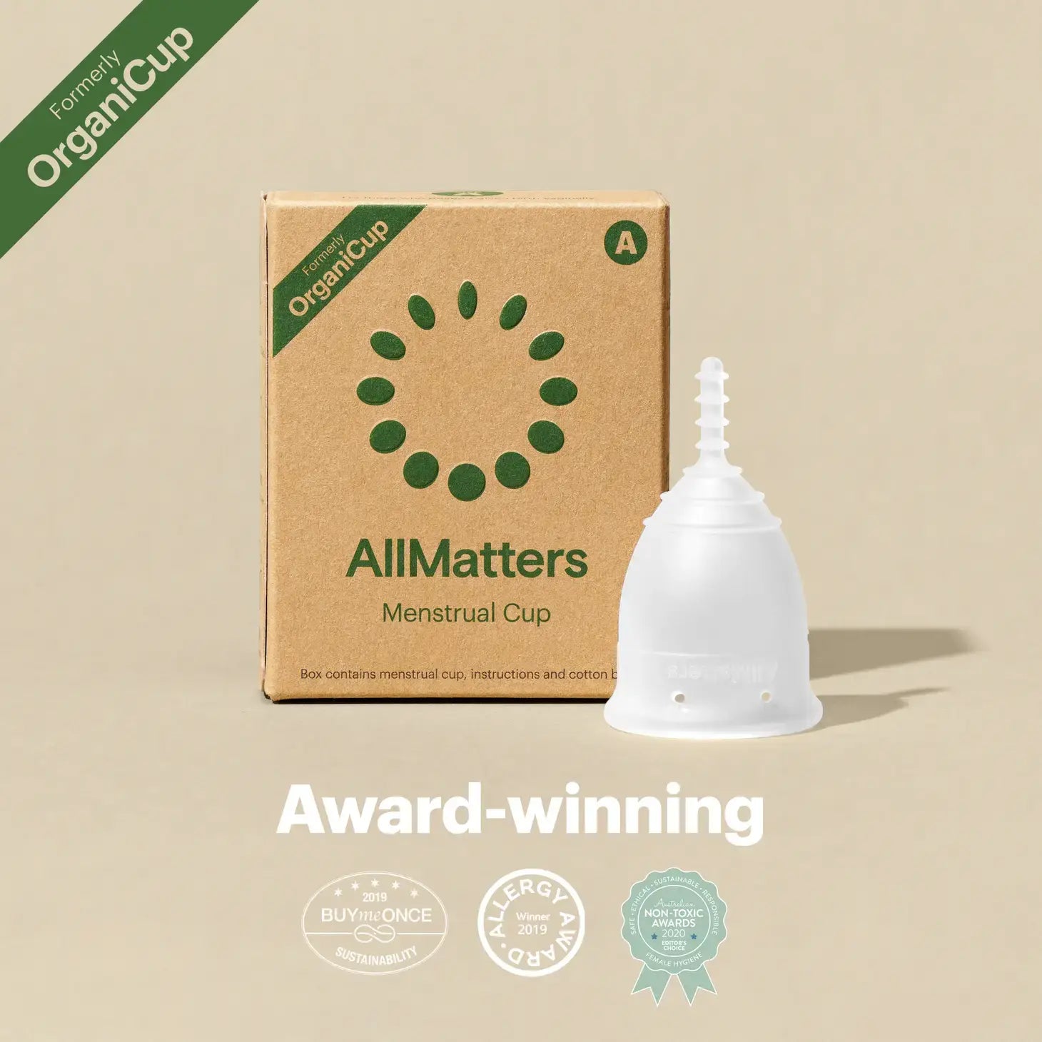 menstrual cup - eco-friendly by allmatters