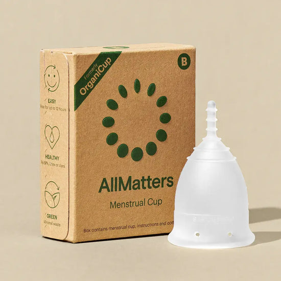 menstrual cup - eco-friendly by allmatters