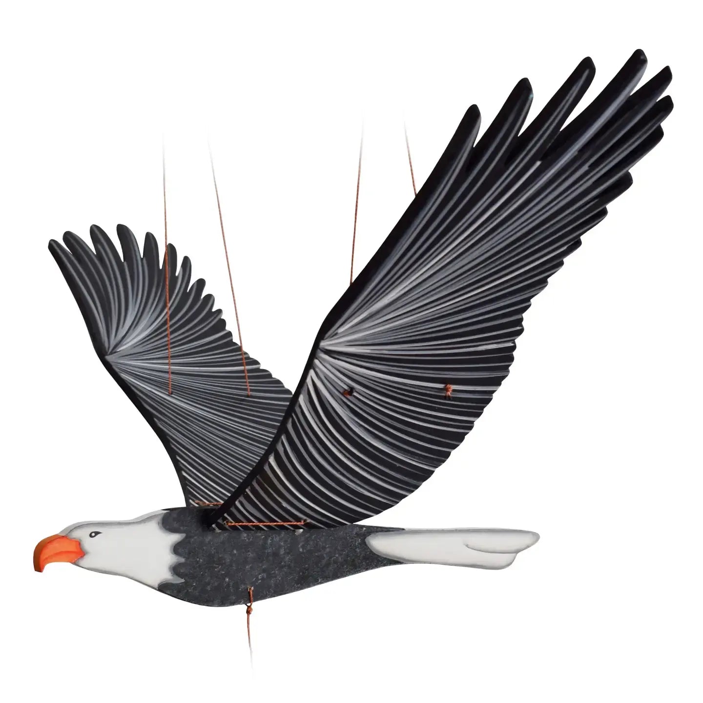 mobile - flying - american bald eagle by tulia's artisan gallery
