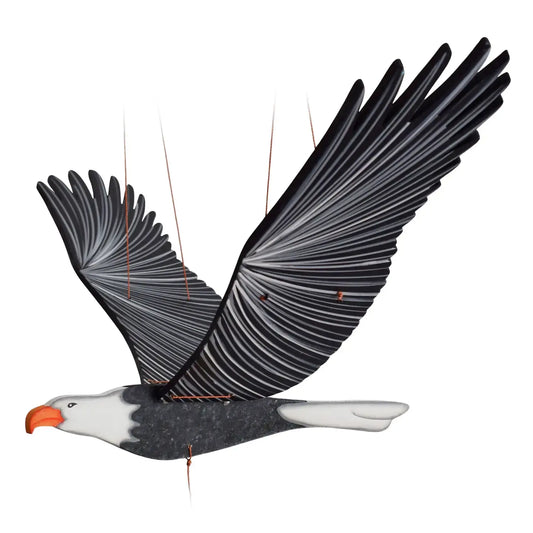 mobile - flying - american bald eagle by tulia's artisan gallery