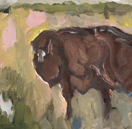 art print - american bison by mary james ketch studio