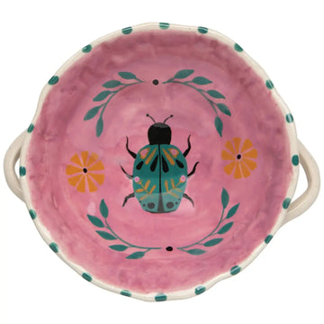 bowl - footed - stoneware - amulet by now designs