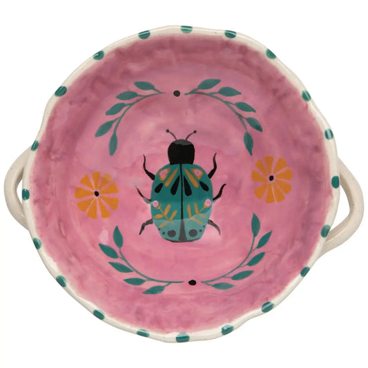 bowl - footed - stoneware - amulet by now designs