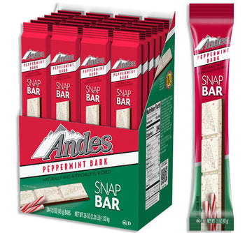 candy - andes peppermint bark - snap bar by redstone foods inc