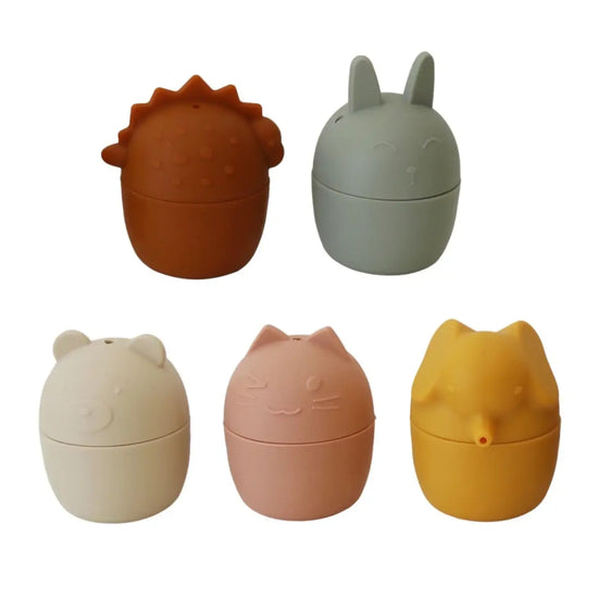 silicone bath toy - animal set by marlowe & co