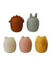 silicone bath toy - animal set by marlowe & co
