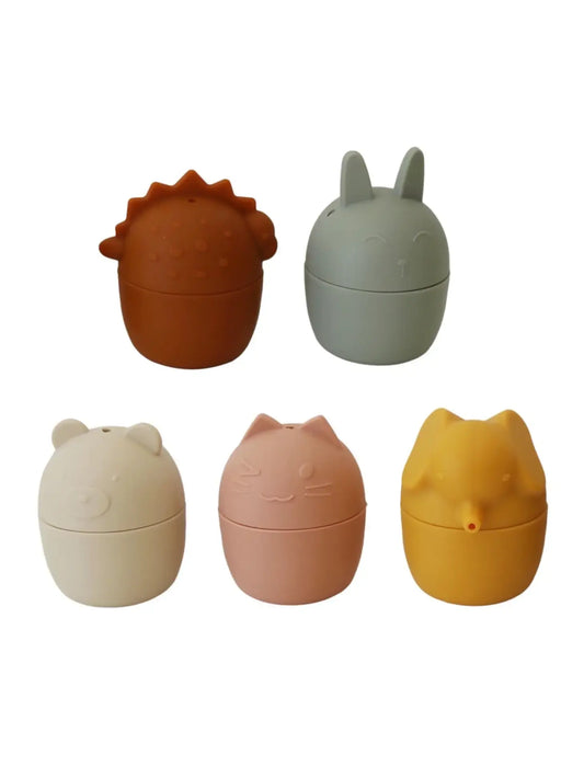 silicone bath toy - animal set by marlowe & co