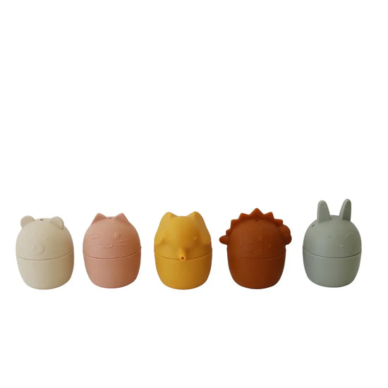 silicone bath toy - animal set by marlowe & co
