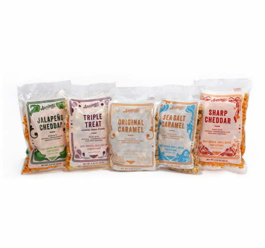 popcorn - snack pack by annie b's